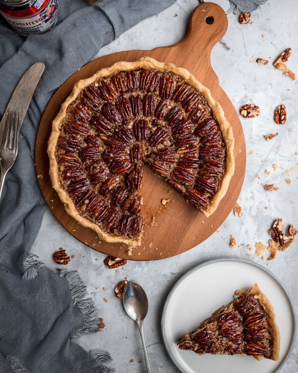 Tarte Noix de Pécan au Sirop d'Érable et Bourbon Recipe