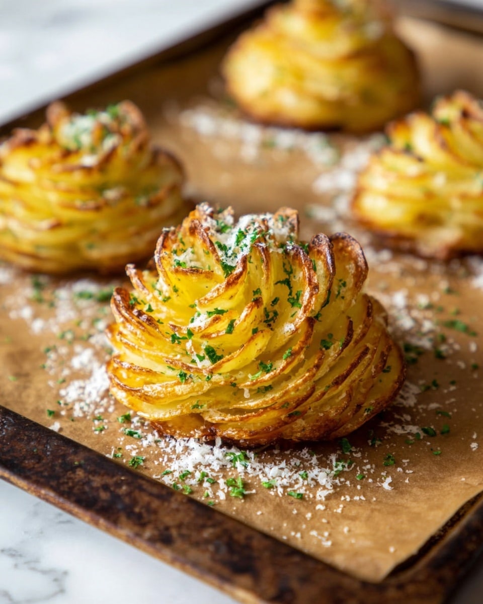 Garlic Parmesan Duchess Potatoes Recipe