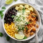 Slow Cooker Mexican Chicken Burrito Bowl Recipe