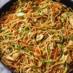 Chicken Chow Mein with the Best Chow Mein Sauce Recipe