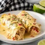 White Queso Enchiladas Recipe