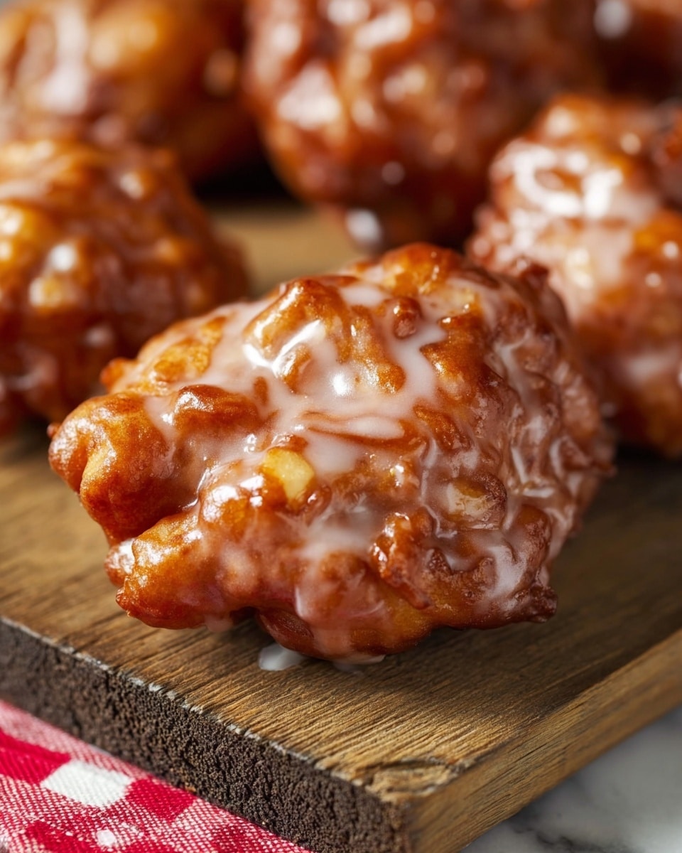 Apple Fritters with Vanilla Glaze Recipe