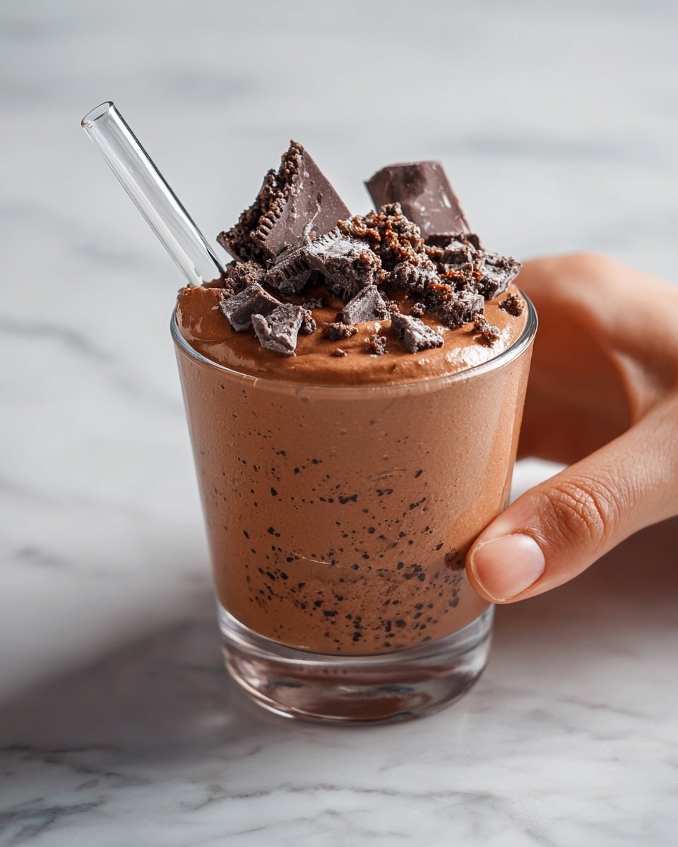 Peanut Butter Cup Smoothie Recipe 6 Peanut Butter Cup Smoothie Recipe - Recipe Image