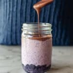 Blueberry Overnight Oats (Blended) Recipe