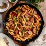 Creamy Cajun Sausage Pasta Recipe