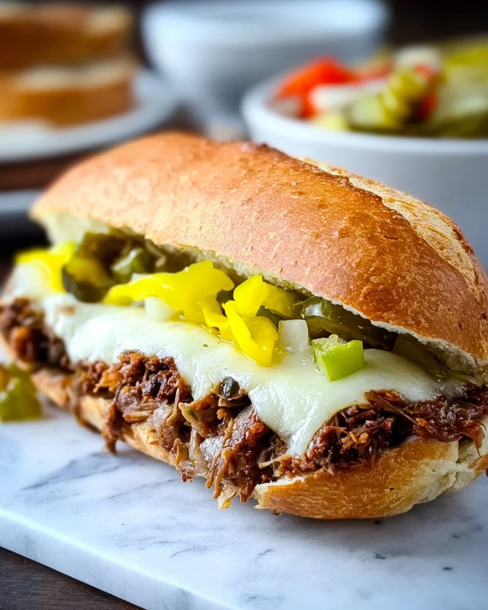 Crock Pot Italian Beef Sandwiches Recipe