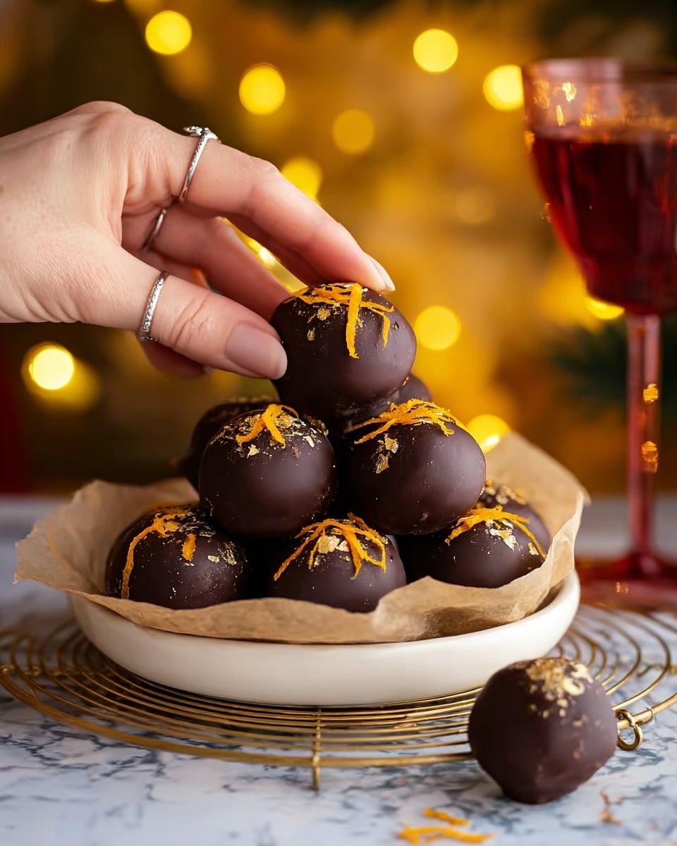 Christmas Chocolate Orange Truffles Recipe