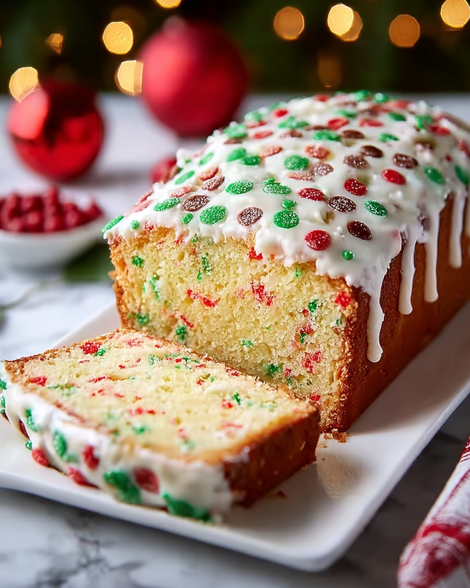 Christmas Sprinkle Buttermilk Bread Recipe