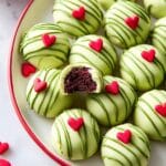 Grinchy Red Velvet Cake Balls Recipe