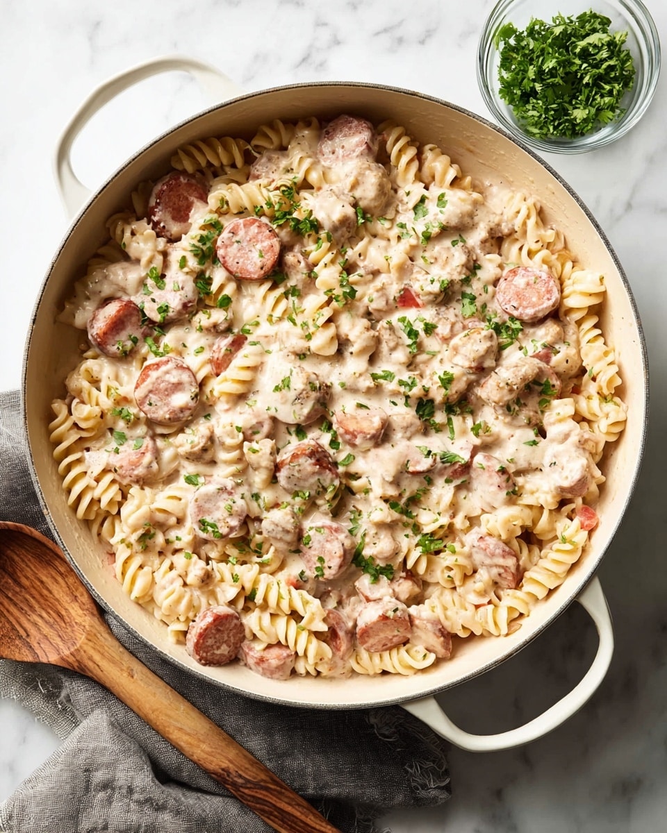 Creamy Smoked Sausage Pasta Recipe
