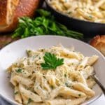 Creamy Garlic Penne Pasta Recipe