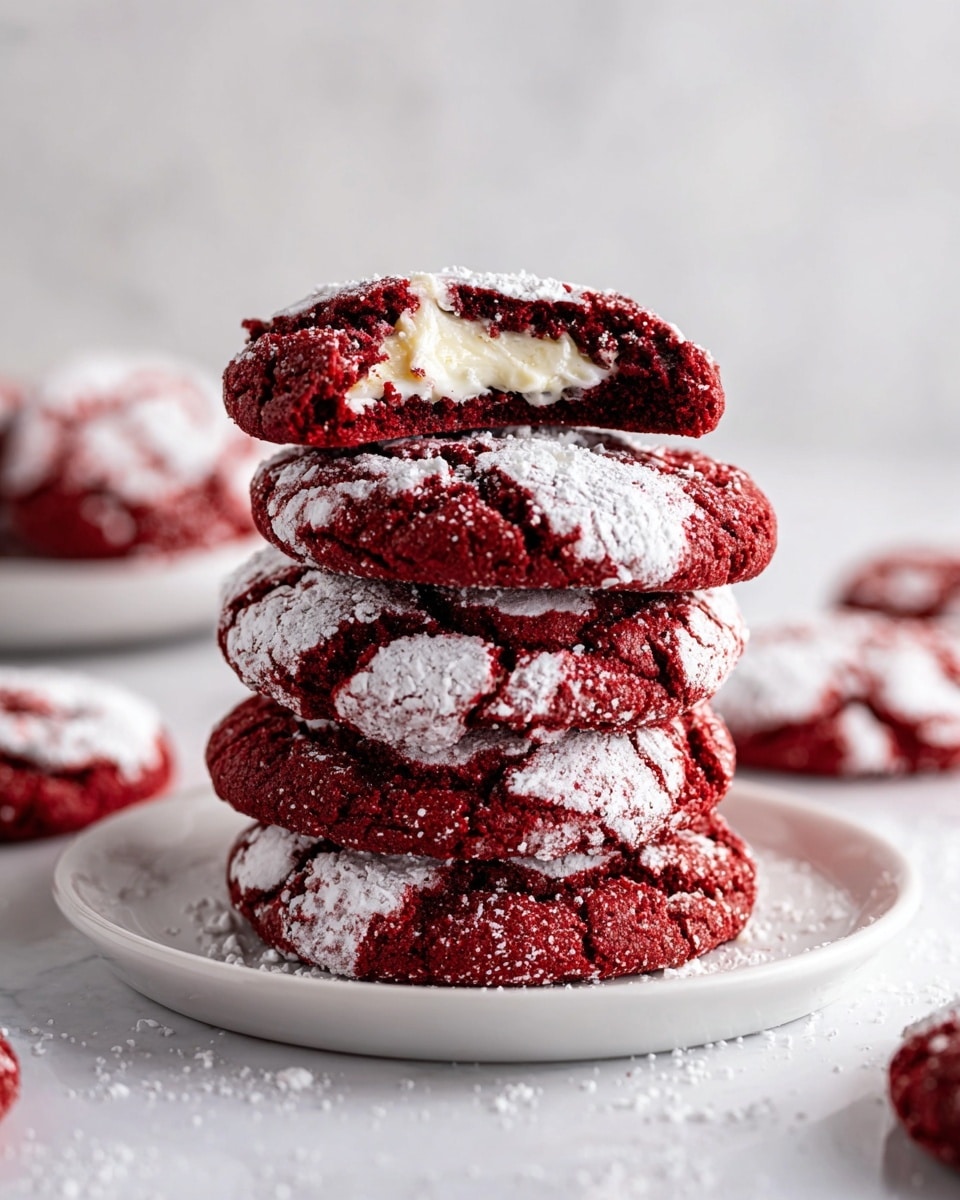 Cheesecake-Stuffed Red Velvet Cookies Recipe