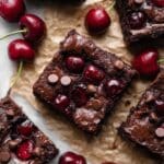 Roasted Chocolate Cherry Brownies Recipe