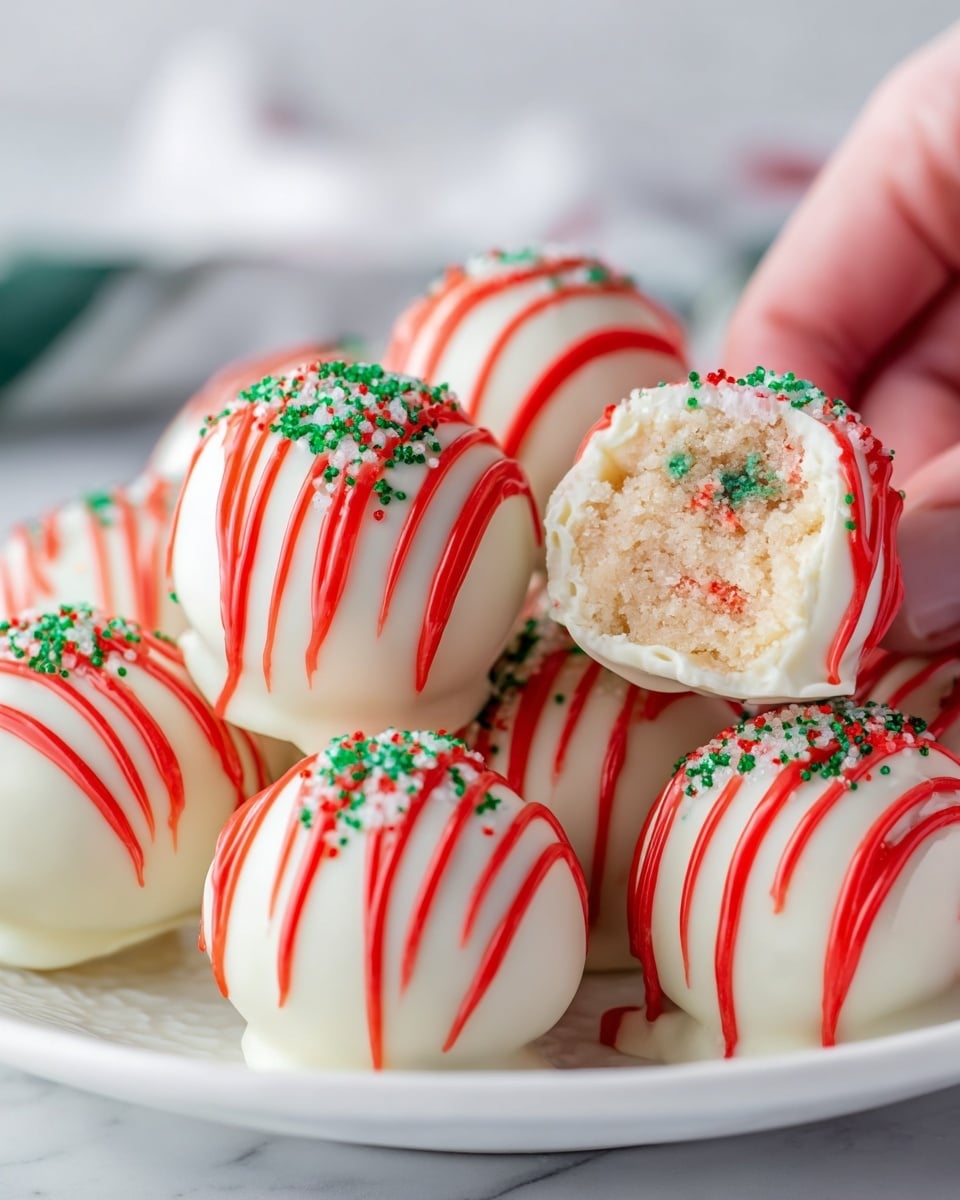 Christmas Tree Cake Truffles Recipe