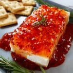 Pepper Jelly Cream Cheese Appetizer with Crackers Recipe