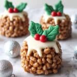 Rice Krispie Christmas Puddings Recipe