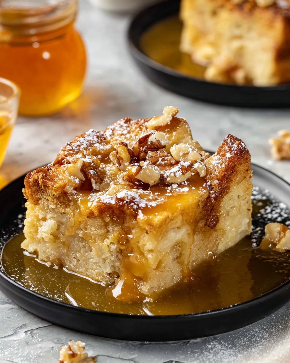 Classic Bread Pudding with Rich Vanilla Sauce Recipe