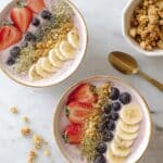 Strawberry Banana Smoothie Bowl Recipe