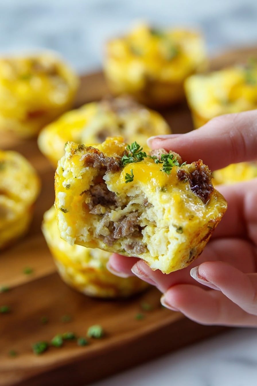 Spicy Sausage Egg Muffin Bites Recipe