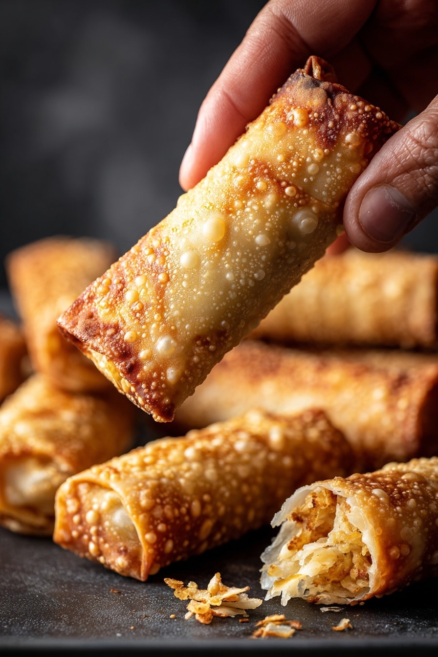 Crispy Oven Baked Egg Rolls Recipe 8 Crispy Oven Baked Egg Rolls Recipe - Serving