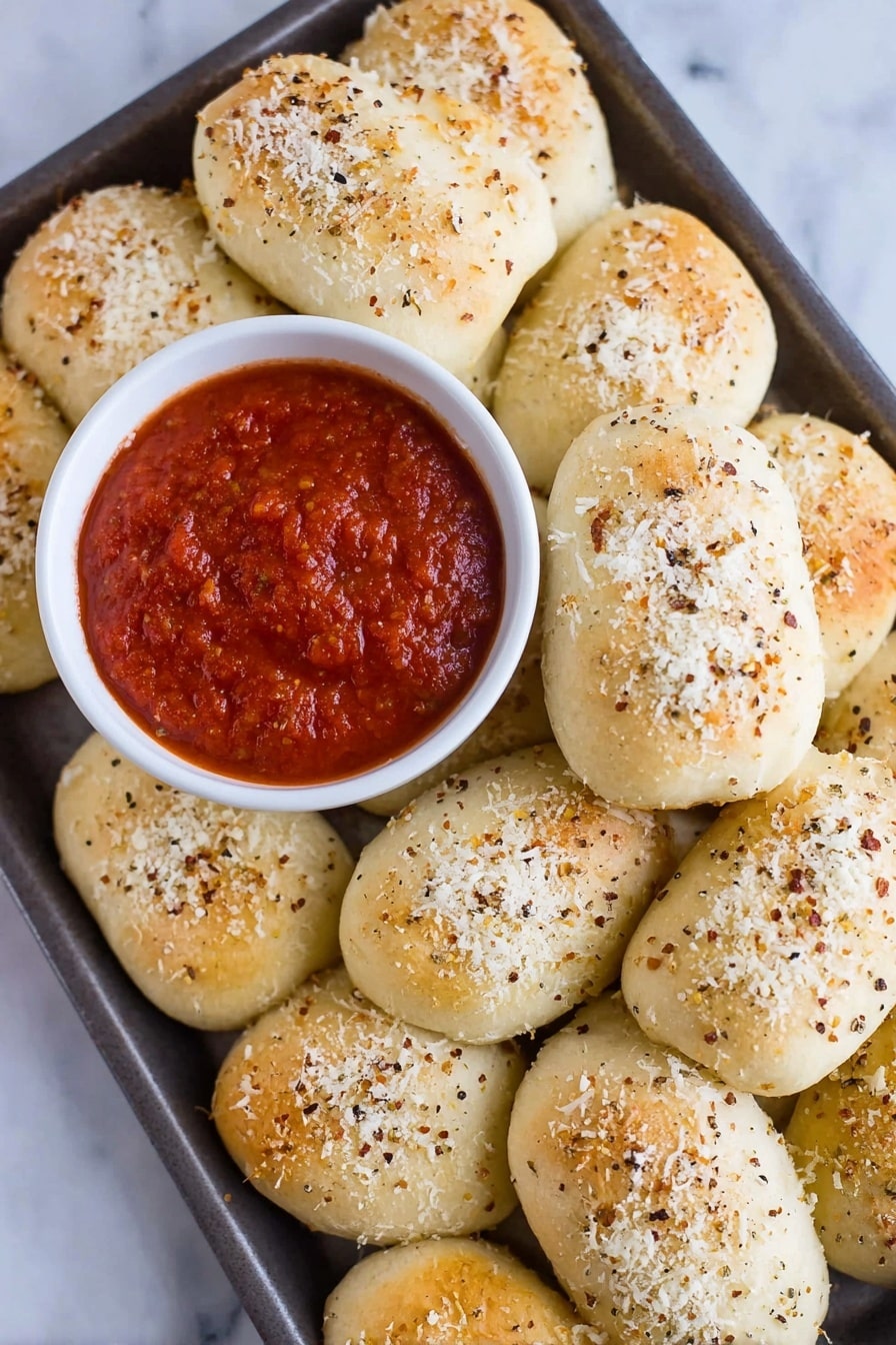 Parmesan Bread Bites with Garlic Butter Recipe