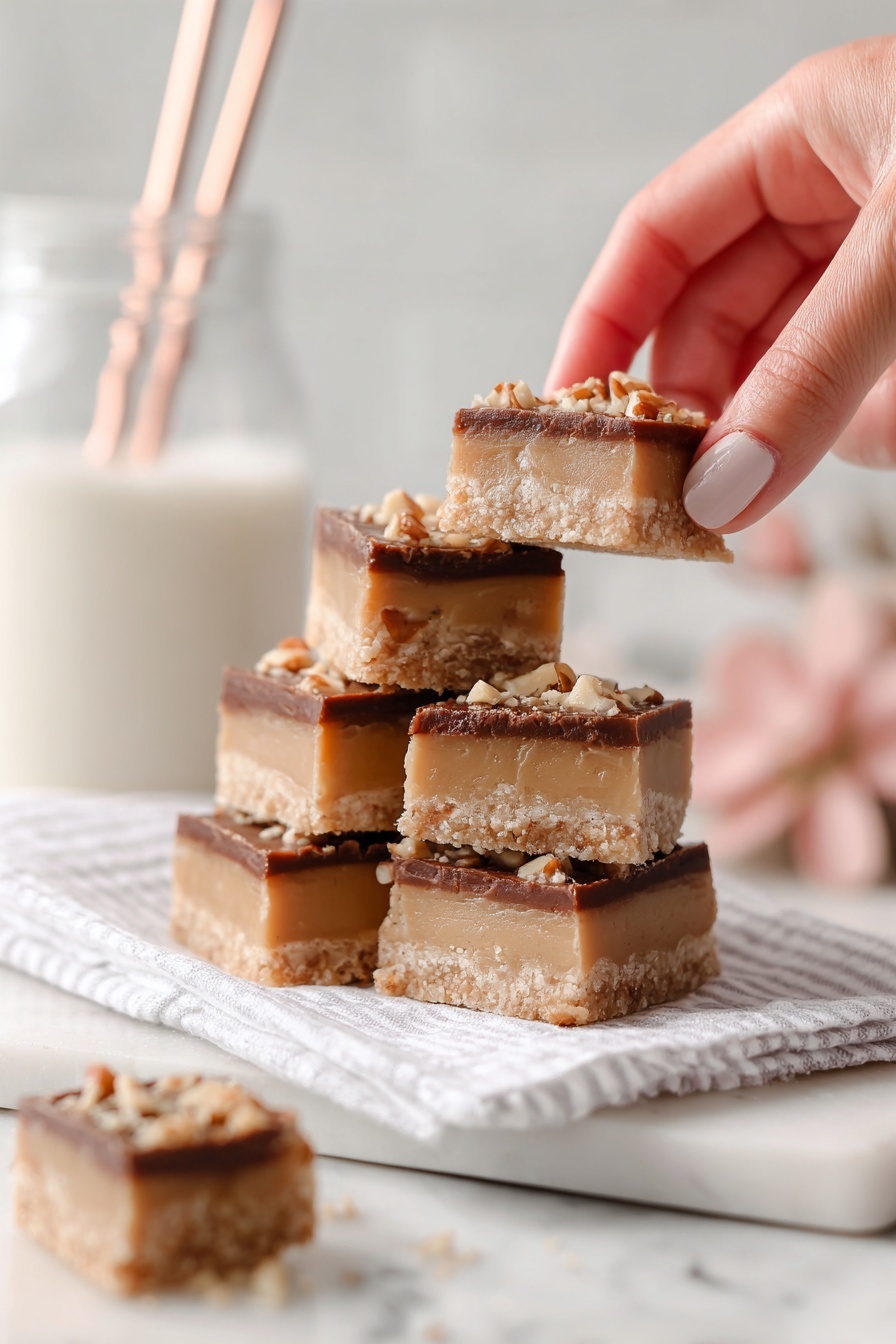 Chocolate Toffee Pecan Bread Pudding Bars Recipe 8 Chocolate Toffee Pecan Bread Pudding Bars Recipe - Serving