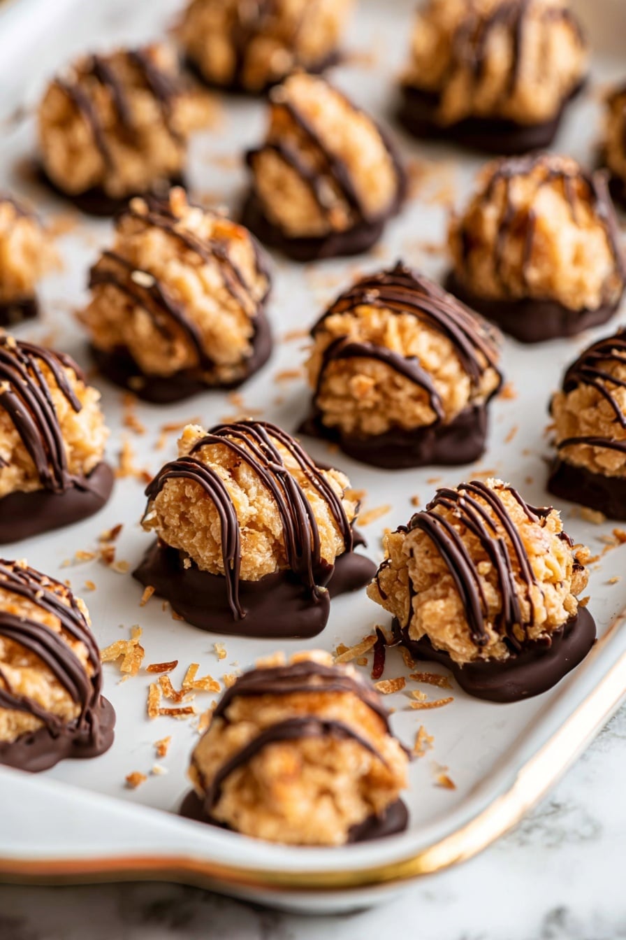 Samoa Coconut Truffles Recipe