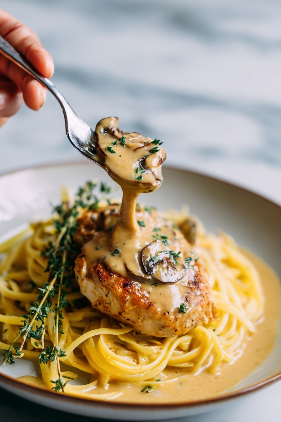 Slow Cooker Chicken Marsala Recipe 8 Slow Cooker Chicken Marsala Recipe - Serving