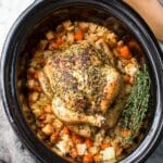 Slow Cooker Whole Chicken with Stuffing Recipe