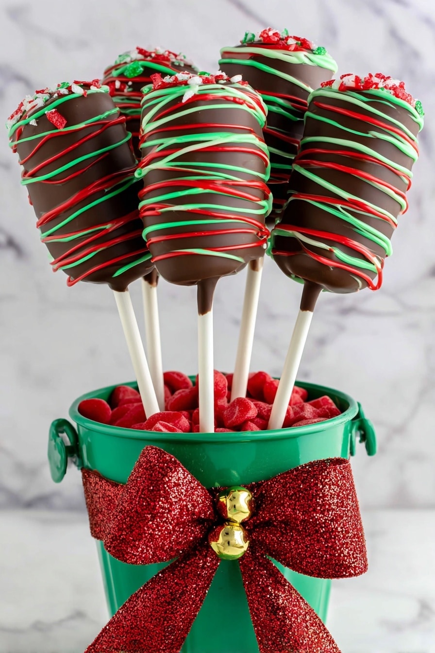 Christmas Marshmallow Pops Recipe