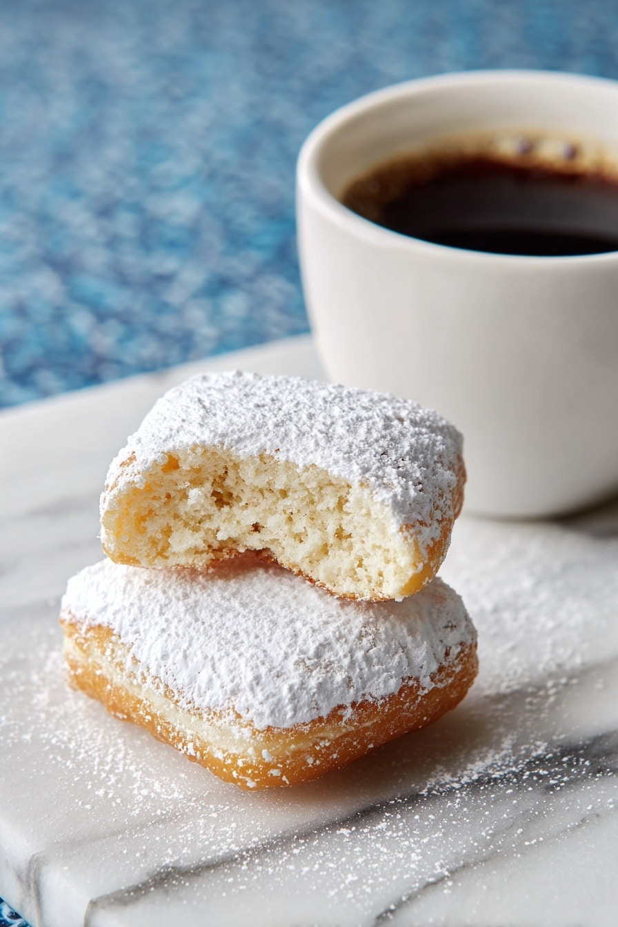 Baked Beignets with Powdered Sugar Recipe