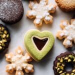 Chocolate Matcha Butter Cookies Recipe