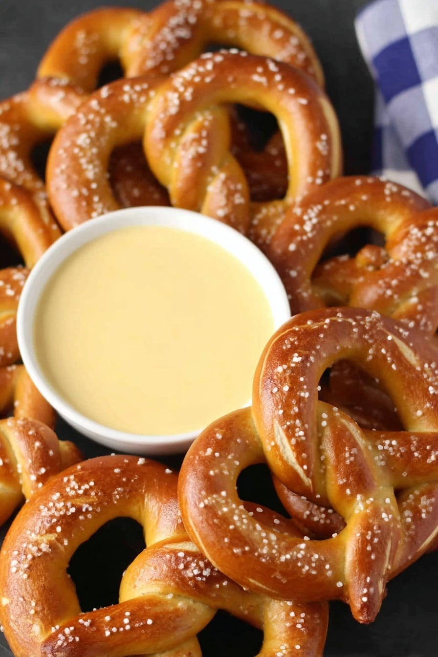 Cheddar Cheese Sauce for Pretzels Recipe