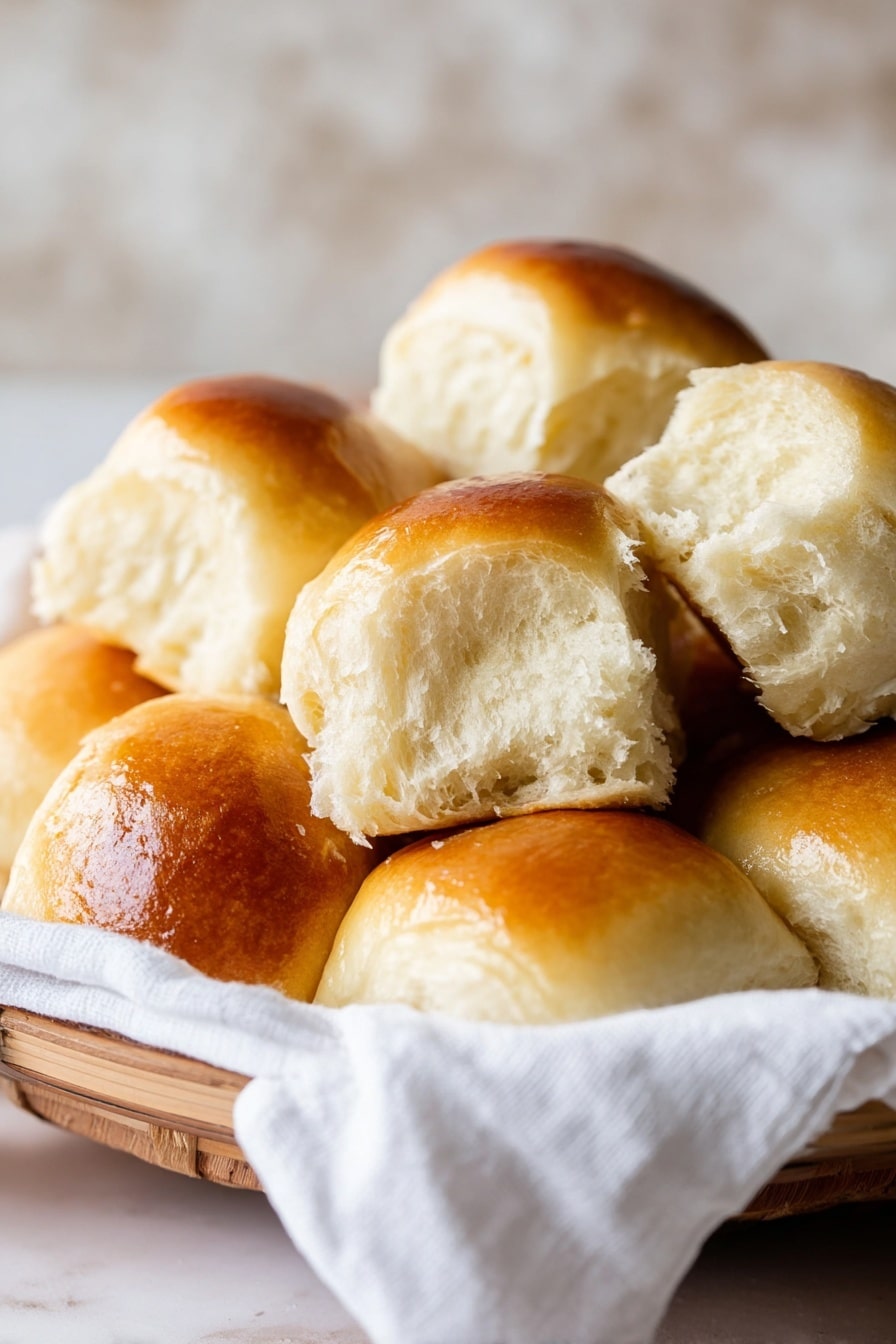 Soft & Fluffy Dinner Rolls Recipe
