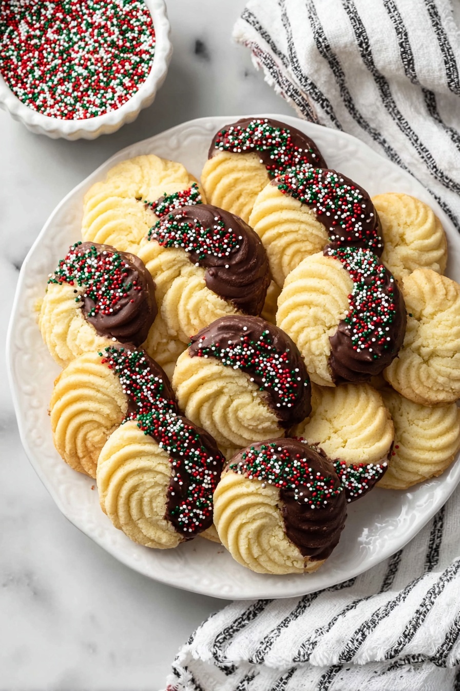 Danish Butter Cookies with Chocolate Chrome Recipe