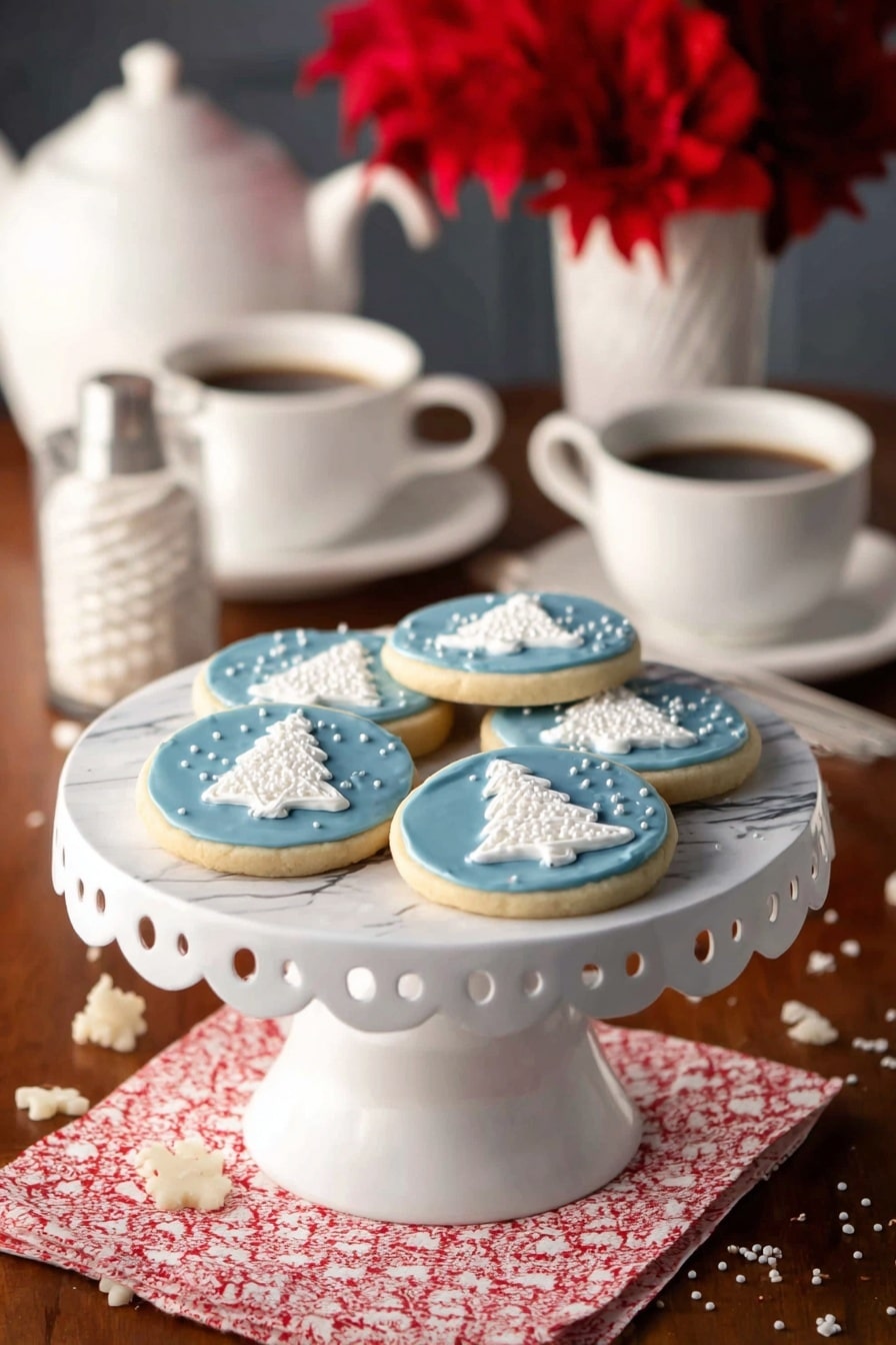 Decorated Christmas Shortbread Cookies Recipe