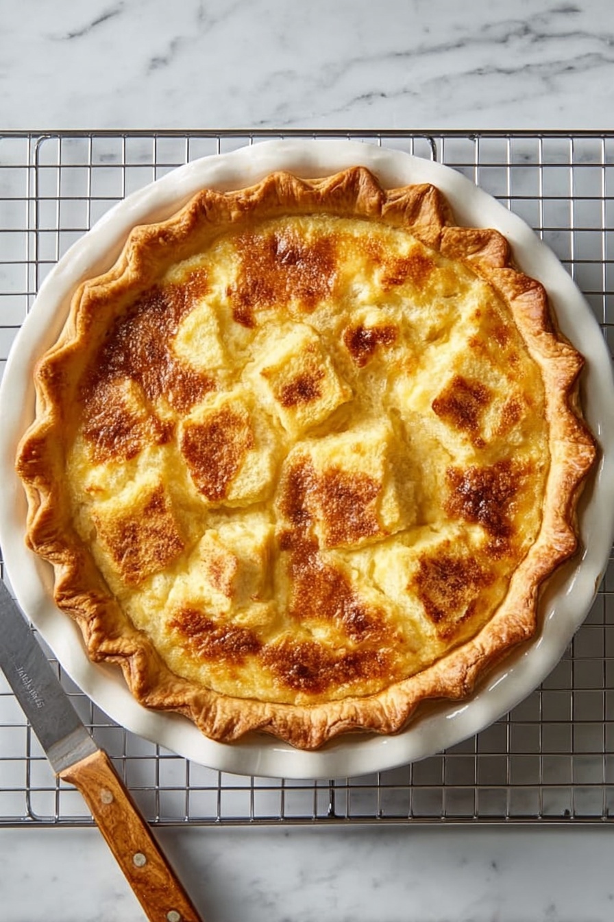 Bread Pudding Pie Recipe