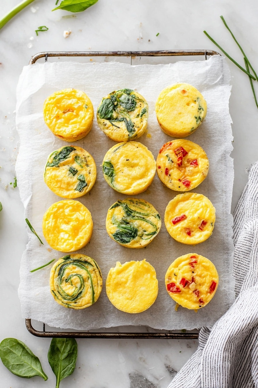 Healthy Cottage Cheese Egg Bites with Veggie Fillings Recipe