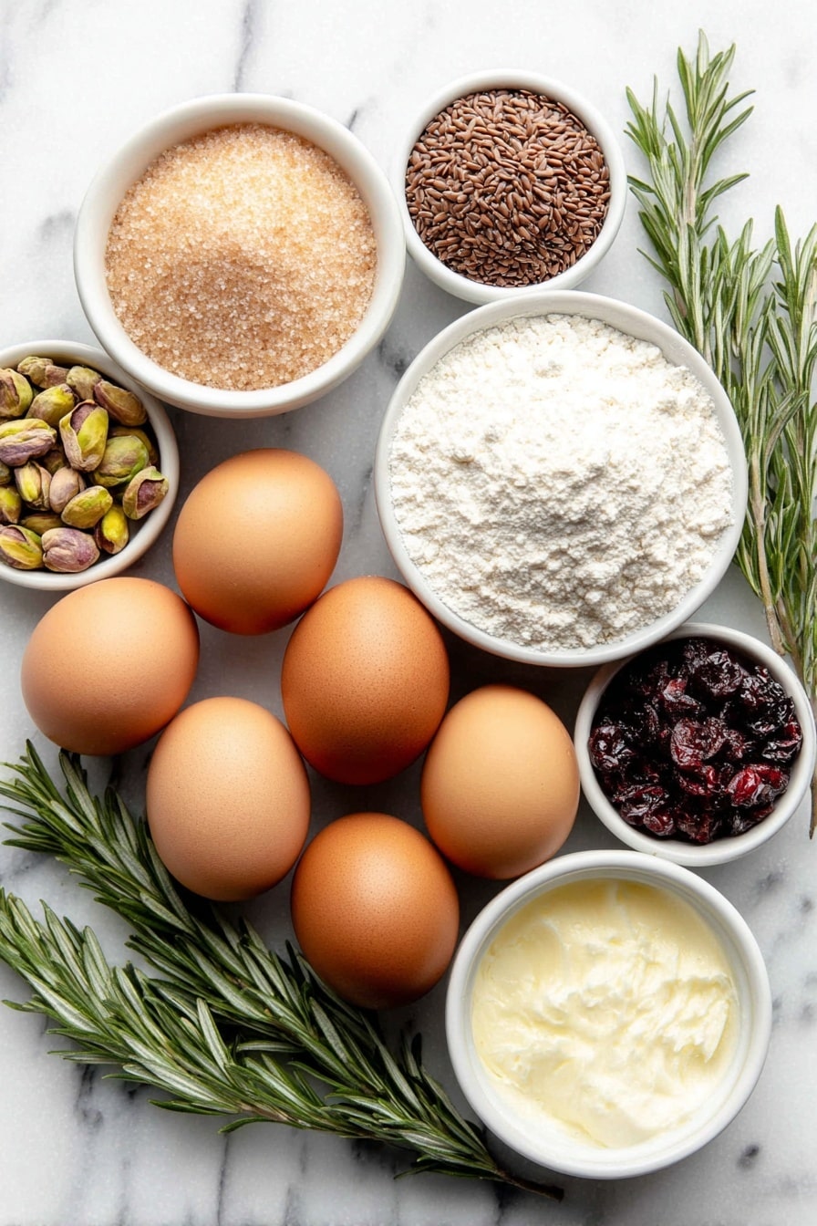 Ham and Cheese Puff Pastry Christmas Tree Recipe 7 Flat lay of two fresh puff pastry sheets stacked with one partially spread with creamy white herbed cheese, thin delicate slices of pink prosciutto arranged overlapping on top, a small white bowl filled with bright shredded orange cheddar cheese, a small white bowl holding a mix of natural seeds with varying browns and tans, a small white bowl containing golden egg wash, and two whole uncracked brown eggs, all placed symmetrically on simple white ceramic dishes and bowls, placed on a clean white marble surface, soft natural light, photo taken with an iPhone, professional food photography style, fresh ingredients, white ceramic bowls, no bottles, no duplicates, no utensils, no packaging --ar 2:3 --v 7 --p m7354615311229779997 - Ham and Cheese Puff Pastry Christmas Tree, holiday appetizer, Christmas puff pastry recipe, festive cheese and ham appetizer, easy holiday party snack