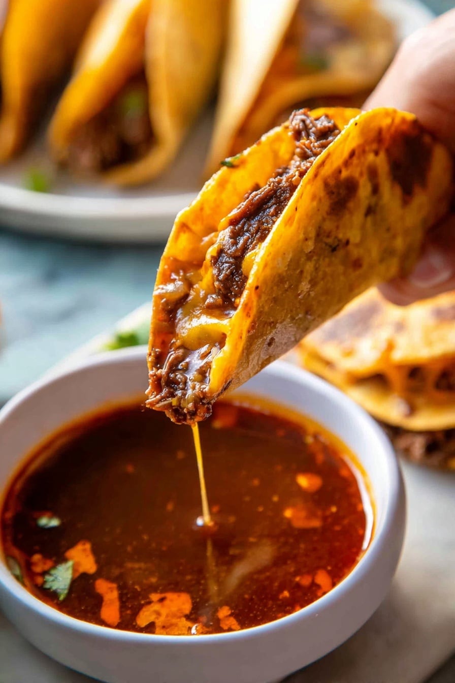 Authentic Birria Tacos with Rich Broth Recipe
