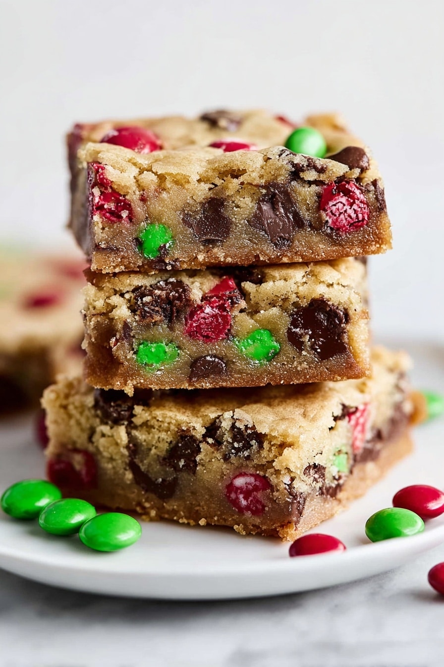 M&M Cookie Bar Recipe