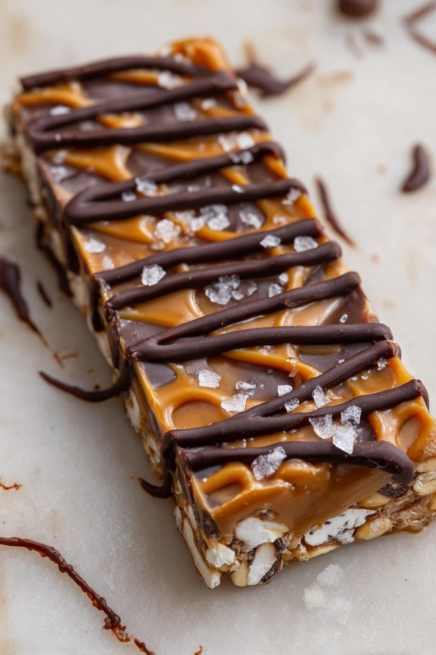 Salted Caramel Pretzel Bark Recipe