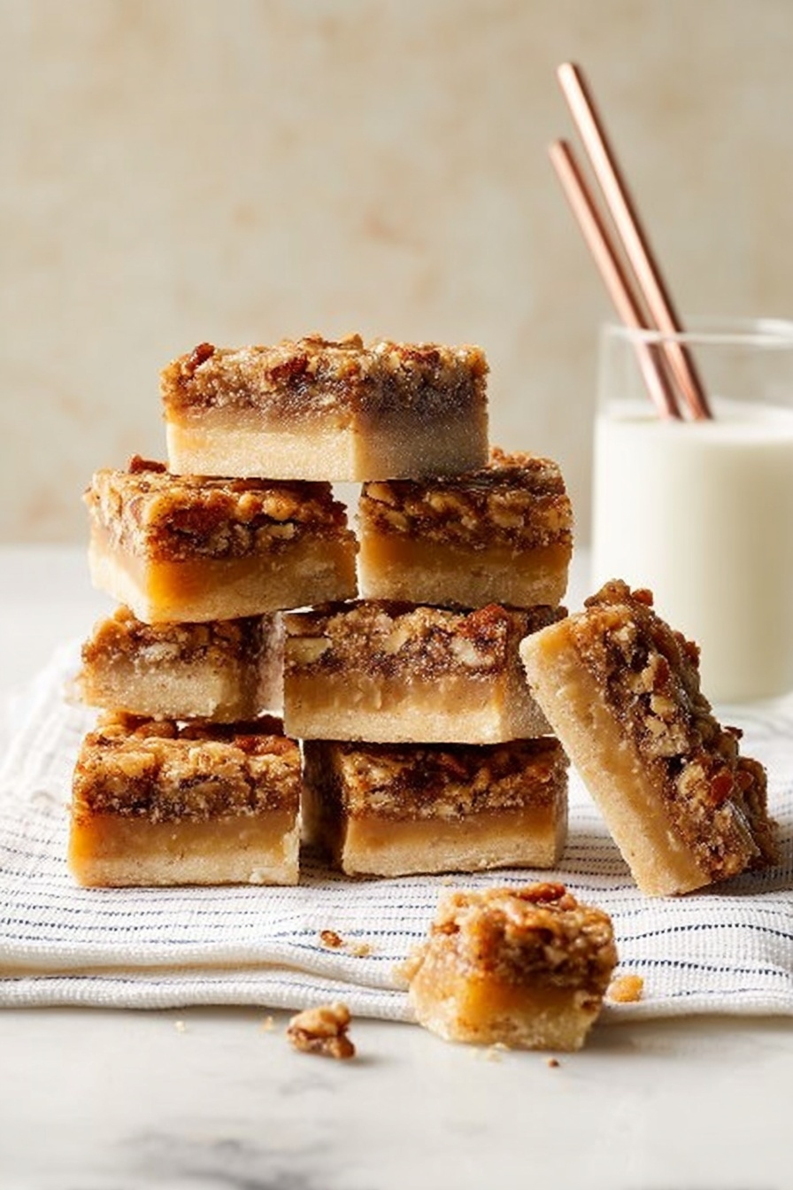 Chocolate Toffee Pecan Bread Pudding Bars Recipe
