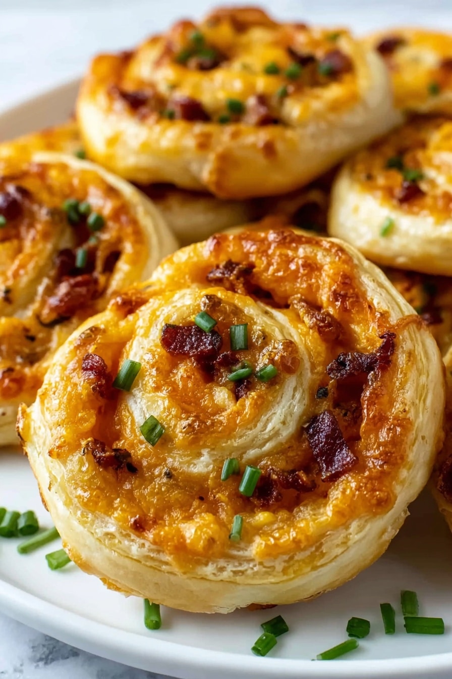 Salami and Cheese Pinwheels Recipe