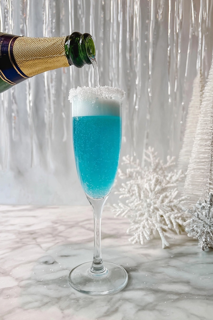 Blue Curacao Champagne Mimosa Recipe