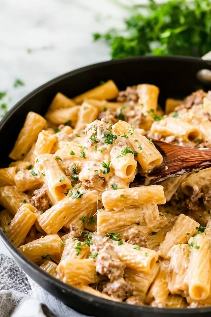 Cheeseburger Pasta Recipe