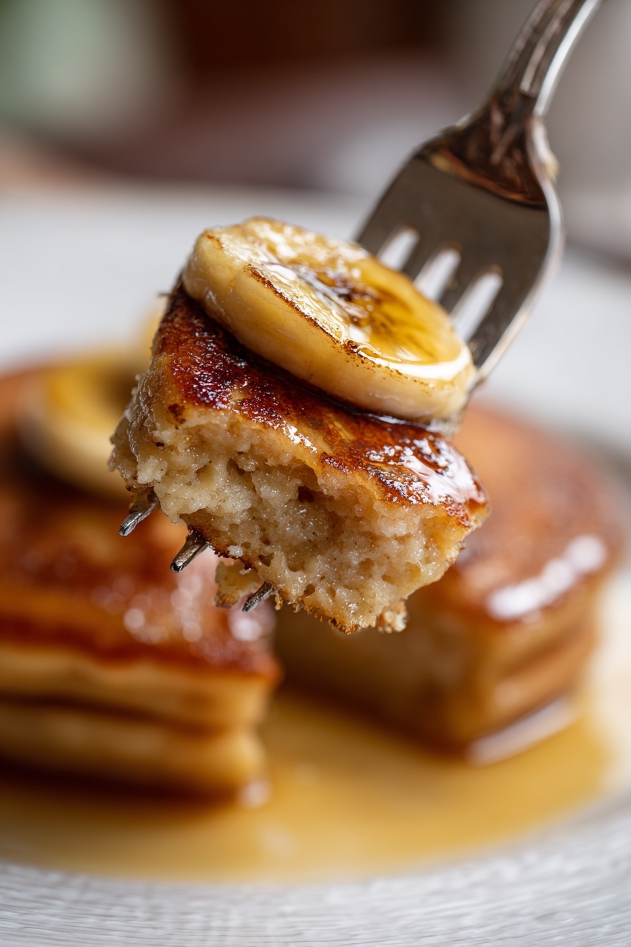 Banana Yogurt Pancakes Recipe 8 Banana Yogurt Pancakes Recipe - Serving