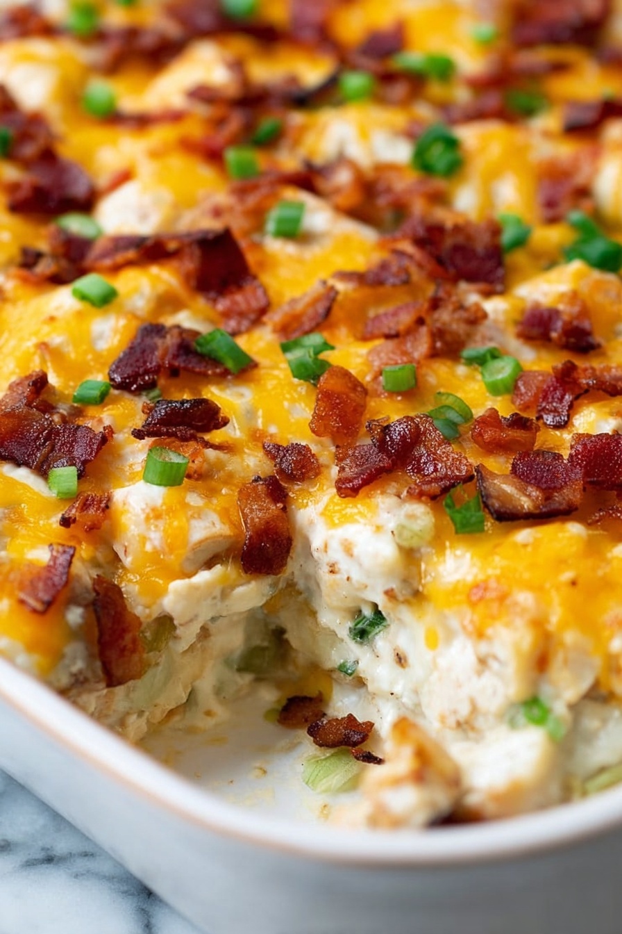 Loaded Ranch Chicken and Potato Casserole Recipe