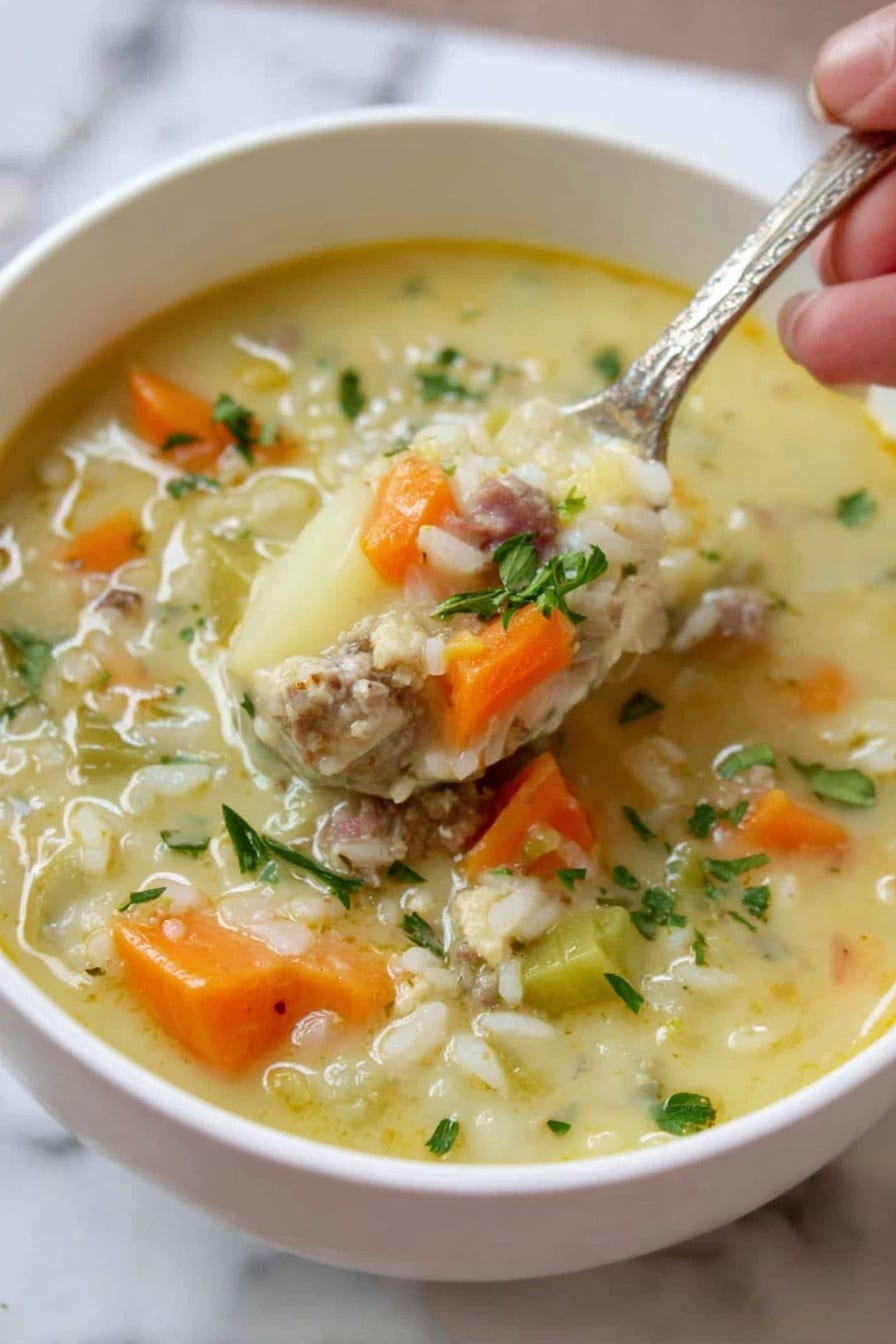 Hearty Scotch Broth with Lamb and Vegetables Recipe