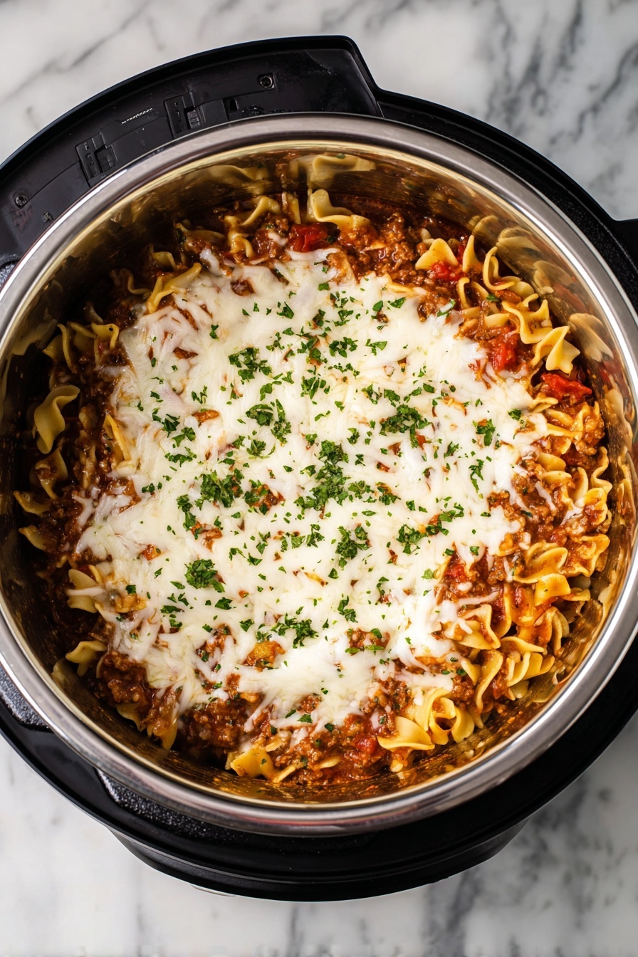 Instant Pot Lazy Lasagna Recipe